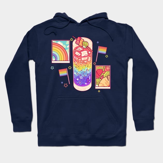 Lgbt drink Hoodie by Lemonscribs